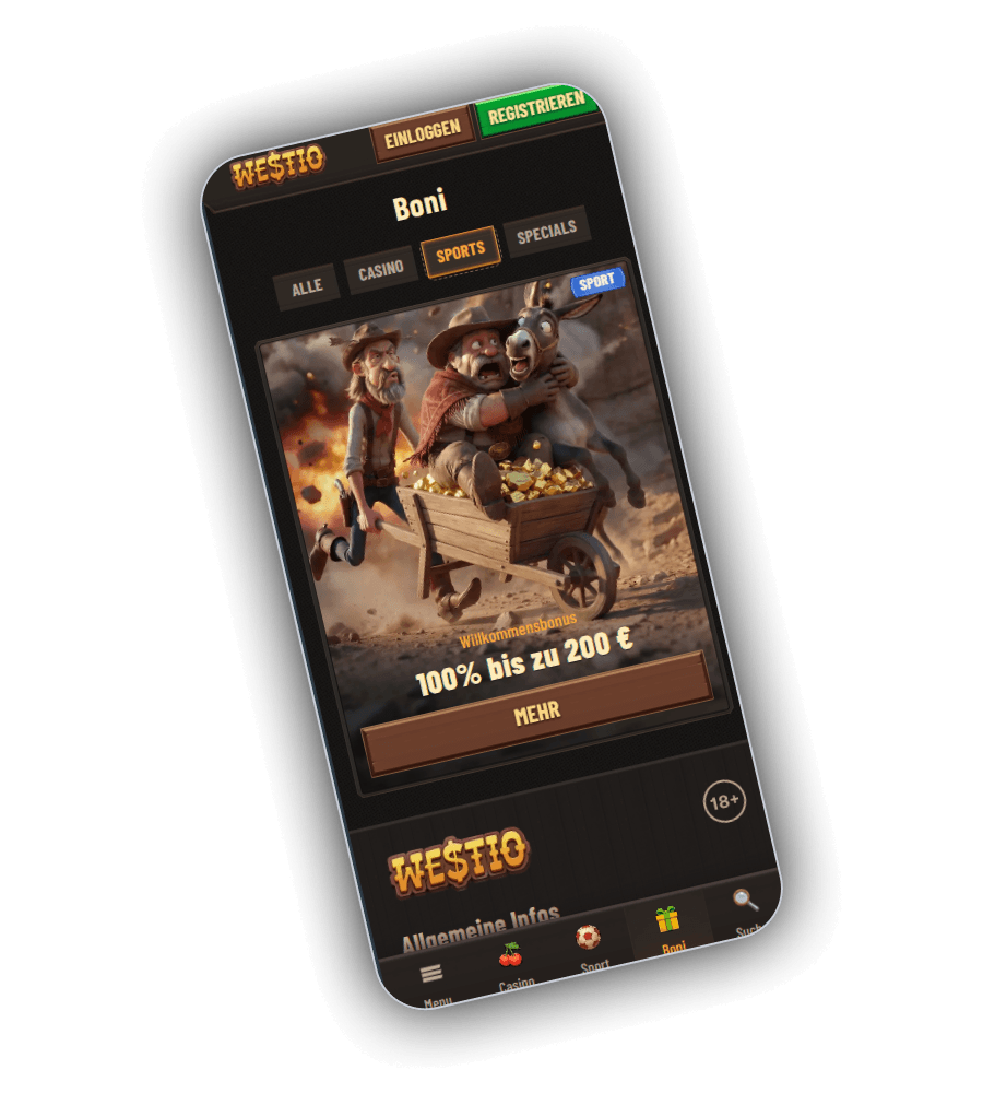 Westio Casino -Aktionen DE